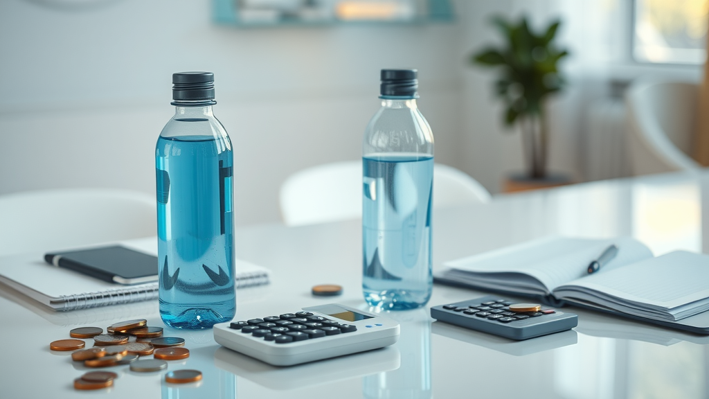 Cost comparison rechargeable vs non rechargeable hydrogen water bottle cost savings