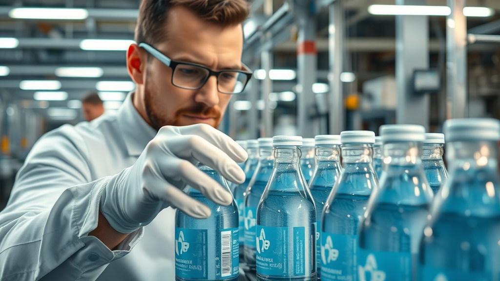 production line hydrogen water bottles quality control safety