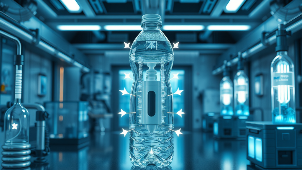cutaway diagram showing hydrogen water machine technology inside, evolv vs lumiq hydrogen water bottle, technical overview