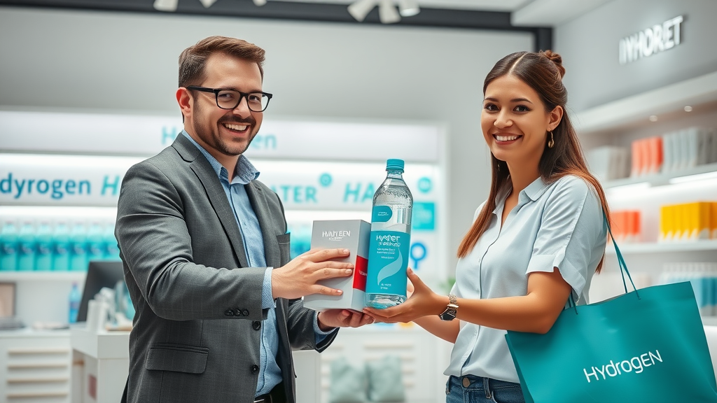 Trustworthy hydrogen water bottle brand representatives with boxed bottle, best hydrogen water bottle warranty