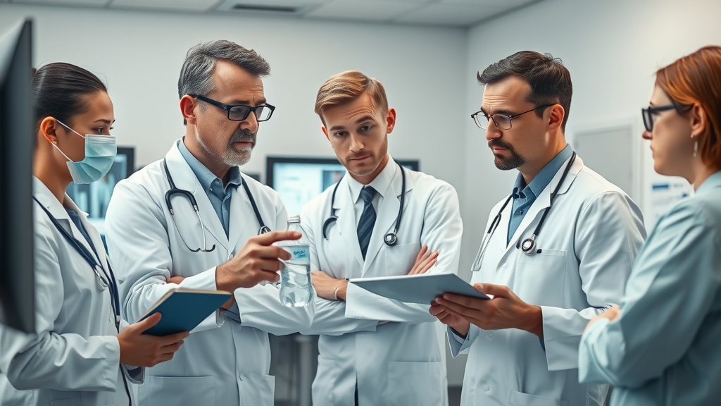 medical experts discussing hydrogen water bottle test results, evolv vs lumiq hydrogen water bottle