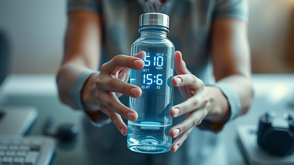 smart hydrogen water bottle digital sensor advanced features