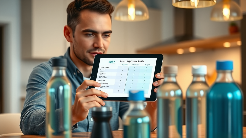 compare smart vs standard hydrogen water bottle user guide