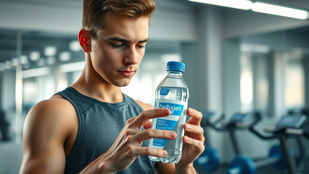 Professional team athletes relaxing with hydrogen water bottles post practice — hydrogen water for muscle recovery