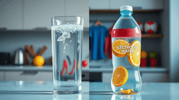 hydrogen water vs electrolyte drink
